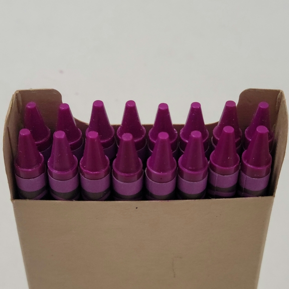 16ct Crayola Crayons (Orchid) Single Color Bulk Lot - Picture 3 of 4